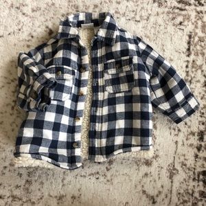 BOYS Blue Plaid, thick Fall/Spring Jacket